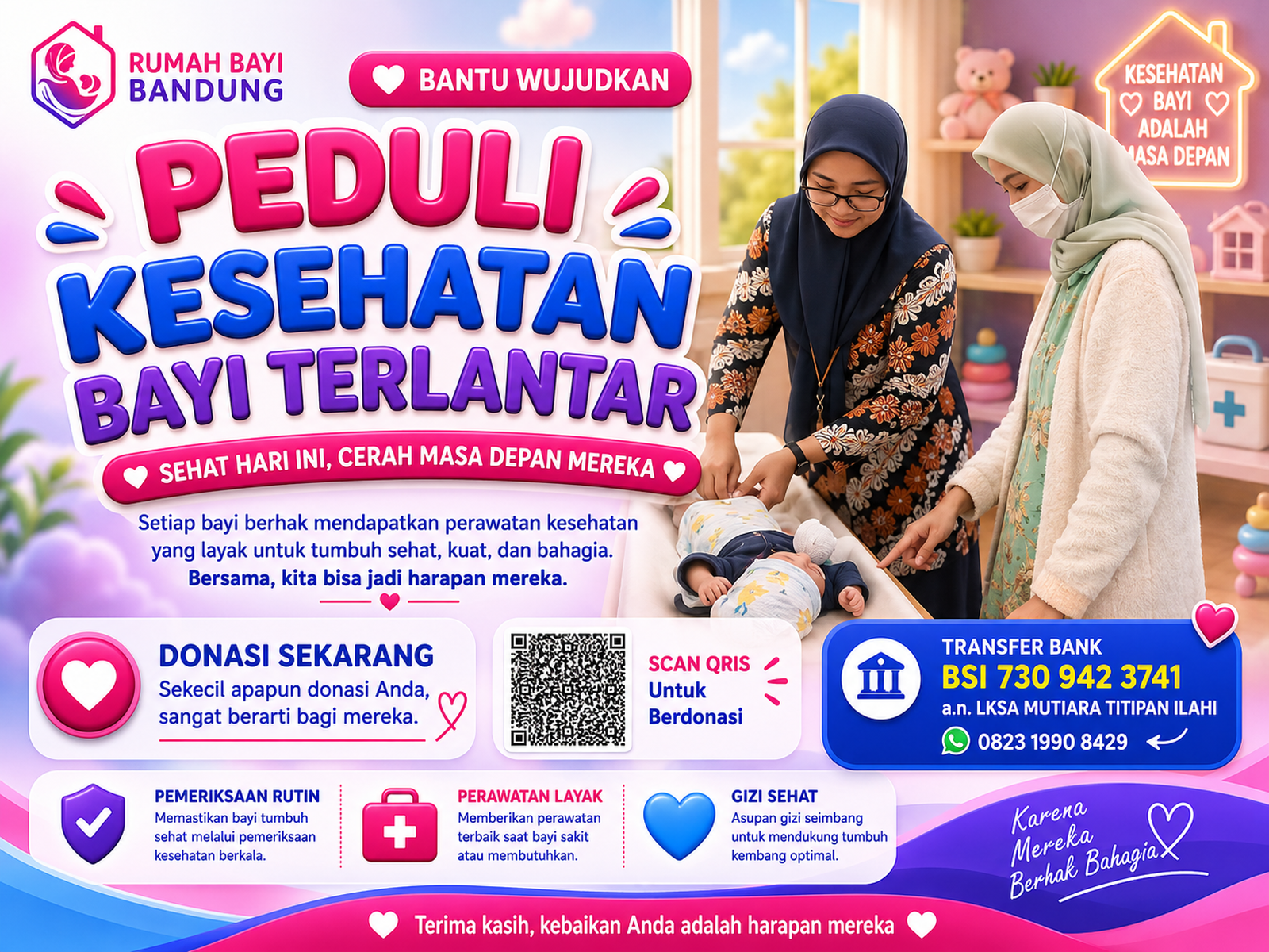 PEDULI KESEHATAN BAYI TERLANTAR