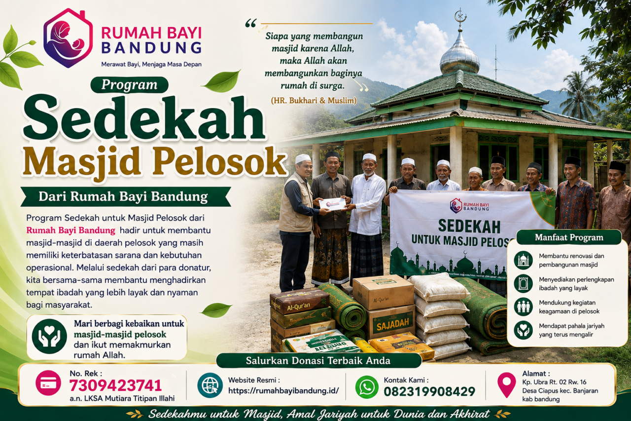 Program Sedekah Masjid Pelosok