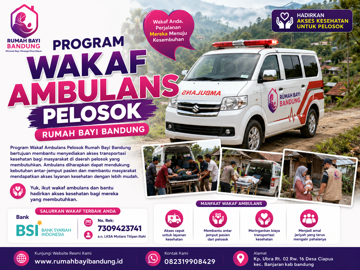 Wakaf Ambulans Pelosok