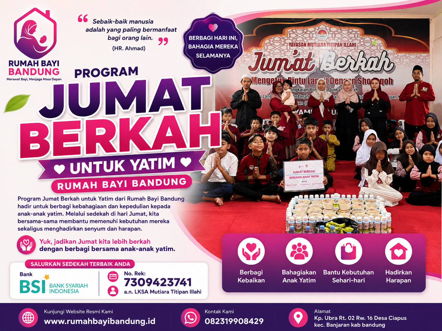 jumat berkah rumah bayi